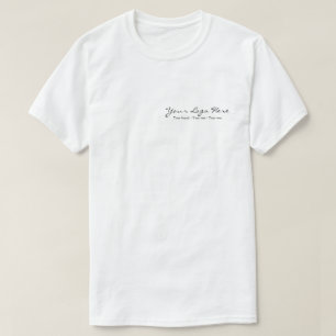T-shirt Logo d'entreprise personnalisé minimaliste