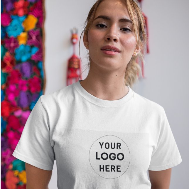 T-shirt Logo d'entreprise personnalisé | Personnel de l'en (Créateur téléchargé)