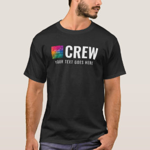 T-shirt Logo d'entreprise personnalisé Personnel d'équipag