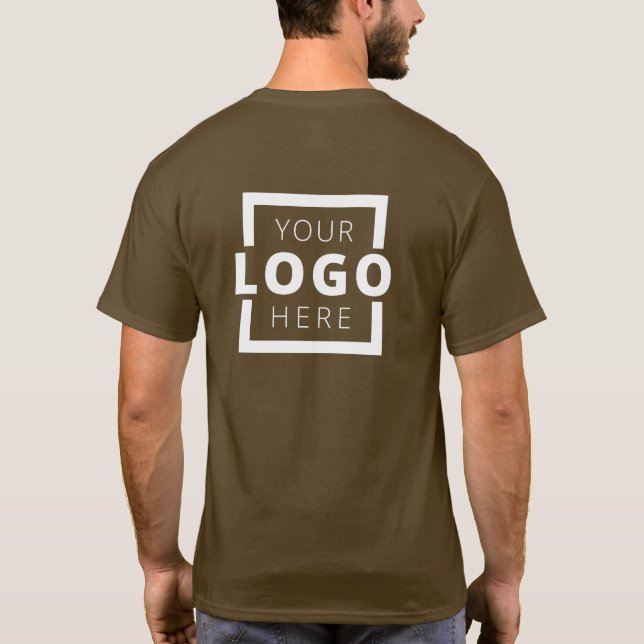 T-shirt Logo d'entreprise personnalisé Uniforme employé (Dos)