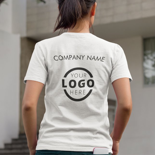 T-shirt Logo d'entreprise personnalisé Uniforme employé (Créateur téléchargé)