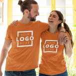 T-shirt Logo d'entreprise personnalisé Uniforme employé<br><div class="desc">Faites la promotion de votre entreprise sur votre t-shirt, où que vous alliez. Créez votre propre t-shirt personnalisé avec le logo de votre entreprise. L'impression peut être placée sur l'avant, la zone de poche et l'arrière. Porter des t-shirts promotionnels avec votre logo d'entreprise lors de salons professionnels et d'autres événements...</div>