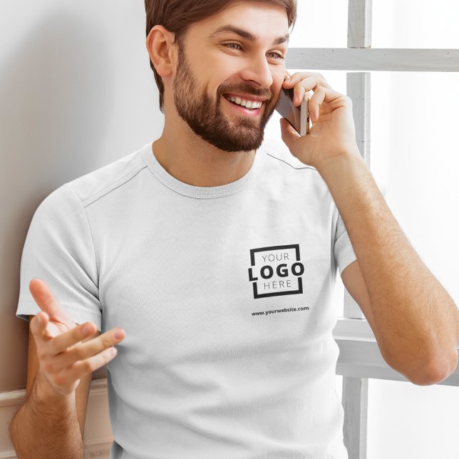 T-shirt Logo d'entreprise personnalisé Uniforme employé (Créateur téléchargé)