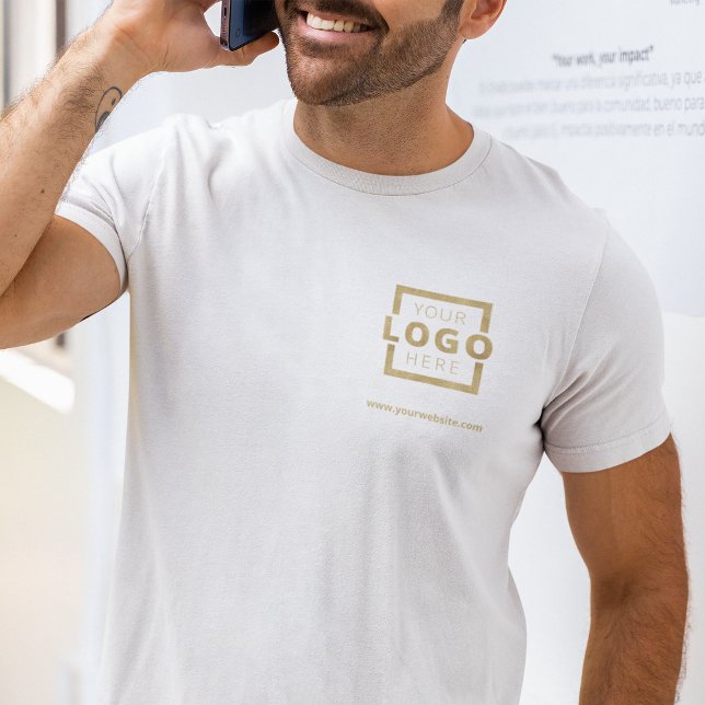 T-shirt Logo d'entreprise personnalisé Uniforme employé (Créateur téléchargé)