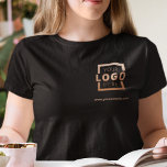 T-shirt Logo d'entreprise personnalisé Uniforme employé<br><div class="desc">Faites la promotion de votre entreprise sur votre t-shirt, où que vous alliez. Créez votre propre t-shirt personnalisé avec le logo de votre entreprise. L'impression peut être placée sur l'avant, la zone de poche et l'arrière. Porter des t-shirts promotionnels avec votre logo d'entreprise lors de salons professionnels et d'autres événements...</div>