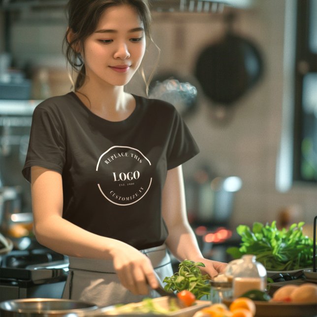 T-shirt Logo d'entreprise simple Personnel de l'entreprise (Créateur téléchargé)