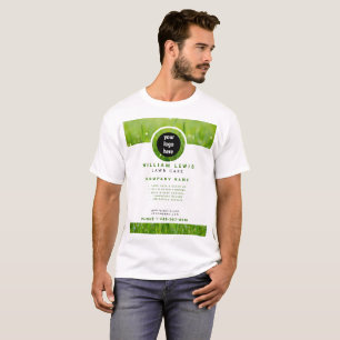 T-shirt Logo d'entreprise simple pour l'entretien de la pe