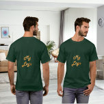 T-shirt Logo d'entreprise verte<br><div class="desc">Un t-shirt vert. Personnalisez et ajoutez le logo de votre entreprise, à la fois sur l'avant et sur l'arrière.</div>
