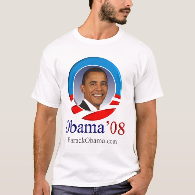 T-shirt Logo d'image d'Obama (Devant)