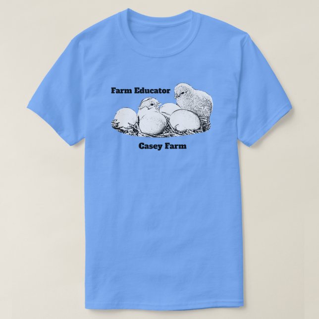 T-shirt Logo d'obscurité de l'éducateur ver.1 de ferme (Design devant)