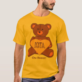 T-shirt Logo d'ours d'amoureux d'iota, Aïe-Doux !