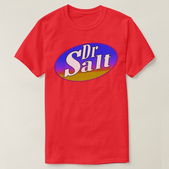 T-shirt Logo Dr Salt Soda (Design devant)