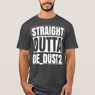 T-shirt Logo droit de Gamer de grève d'Outta De_Dust2