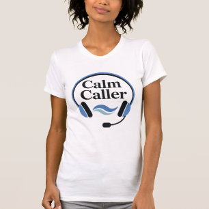 T-shirt Logo Du Casque Calm Caller - Support Clients Relax
