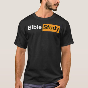 T-shirt Logo du centre d'étude de la Bible Funny Sarcasti