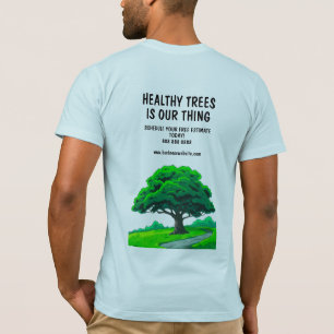 T-shirt Logo du chêne Services de taille d'arbres person