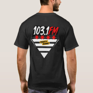 T-shirt Logo du Chicago Stars Party Zone 103.1 FM