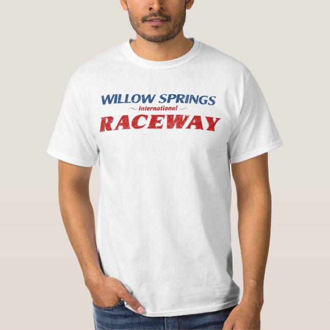 T-shirt Logo du circuit international Willow Springs (Devant)