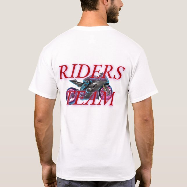 T-shirt Logo du club de moto Neon Team - Biker Crew (Dos)