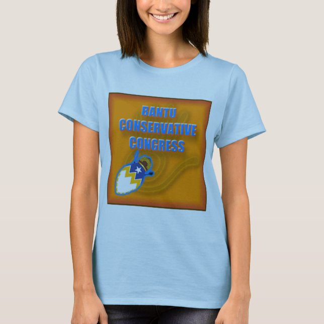 T-shirt Logo du Congrès conservateur bantu (Devant)