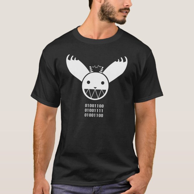 T-shirt Logo du démon LOL d'Internet - customisé (Devant)