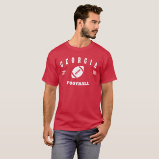 T-shirt Logo du football de la Géorgie rétro