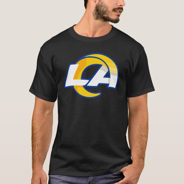 T-shirt logo du football des rams de los angeles (Devant)