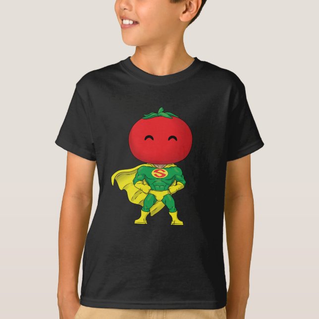 T-shirt Logo du héros CaptainSauce (Devant)