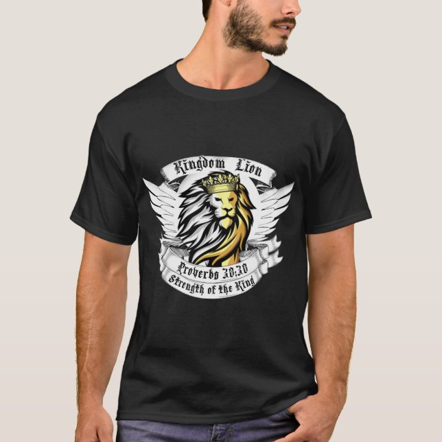 T-shirt Logo du lion du Royaume (Devant)