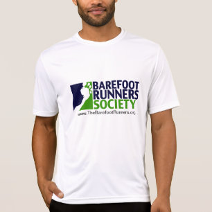 T-shirt logo du microfiber des hommes+URL