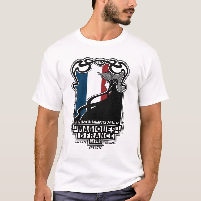 T-shirt Logo du ministère des Affaires magiques de la Fran (Devant)