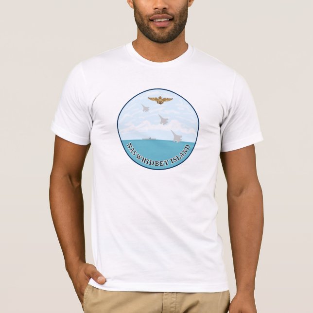 T-shirt Logo du NAS Whidbey Island (Devant)