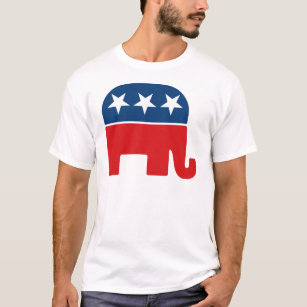 T-shirt Logo du parti républicain - GOP Elephant