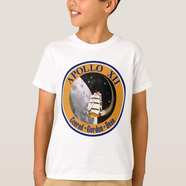 T-shirt Logo du patch de la mission Apollo 12 (Devant)