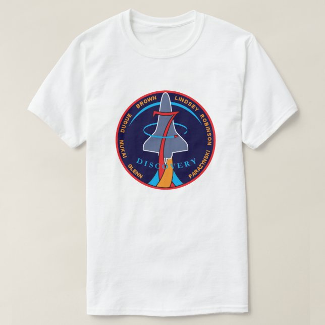 T-shirt Logo du patch de la mission STS-95 de la navette s (Design devant)