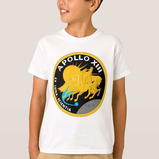 T-shirt Logo du patch de mission NASA Apollo 13 (Devant)