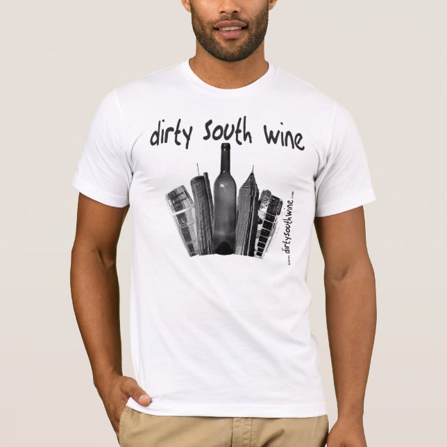 T-shirt Logo du sud sale de vin (poulet) (Devant)