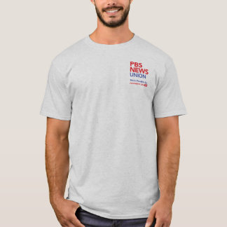 T-shirt logo du T shirt de l'Union PBS NewsHour sur le côt