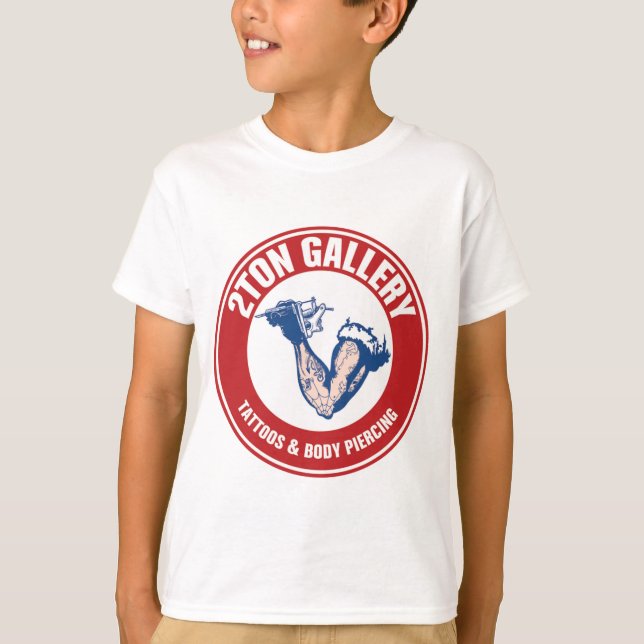 T-shirt logo du tatouage 2Ton (Devant)