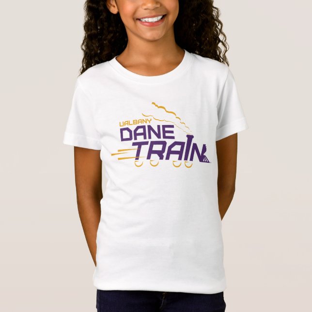 T-Shirt Logo du train UAlbany Dane (Devant)