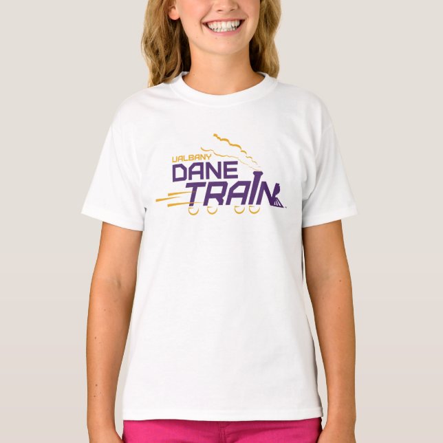 T-shirt Logo du train UAlbany Dane (Devant)