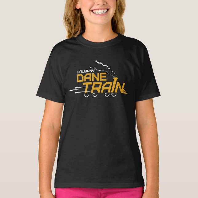 T-shirt Logo du train UAlbany Dane (Devant)
