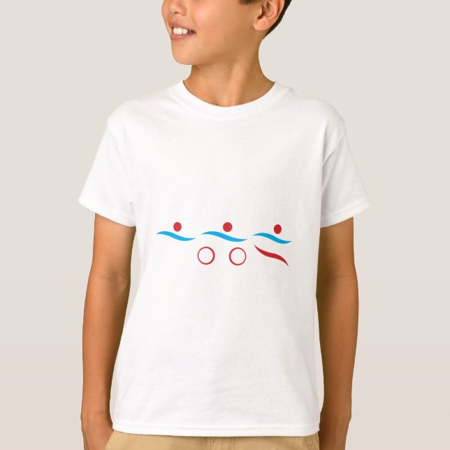 T-shirt Logo du triathlon (Devant)