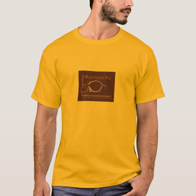 T-shirt Logo du TRP des hommes/adresse de Web (Devant)