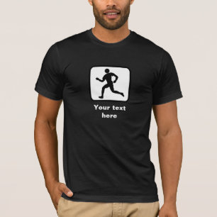 T-shirt Logo du type en cours — Personnalisable (foncé)