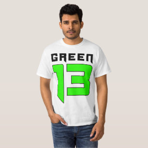 T-shirt Logo du vert 13 (blanc)