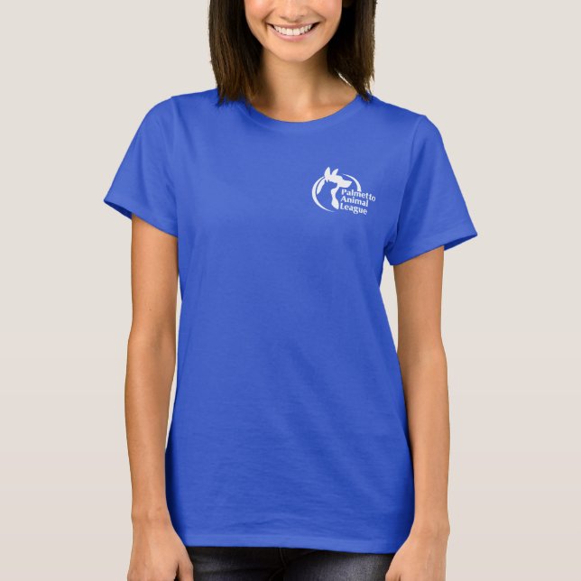 T-shirt Logo du volontaire PAL - Chemise bleue (Devant)