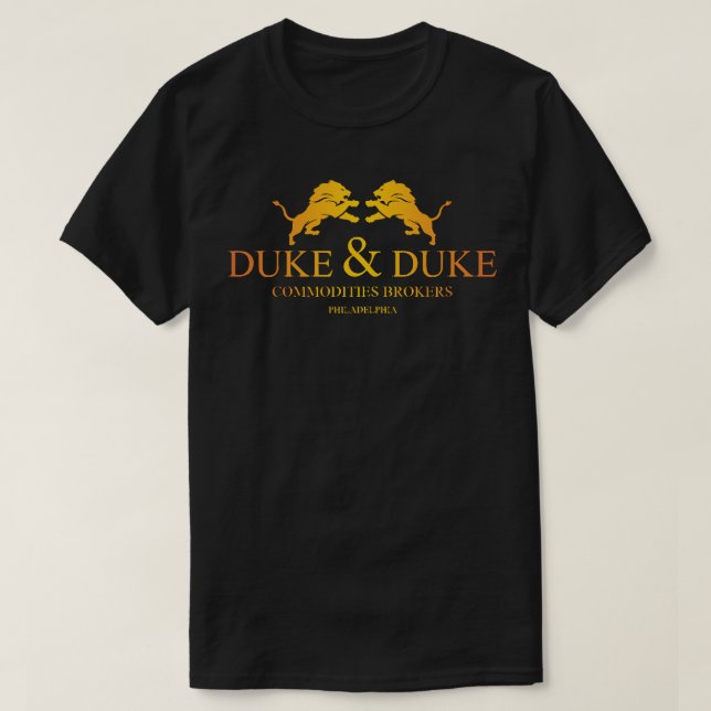 T-shirt Logo Duke and Duke inspiré de Trading Places Clas (Design devant)