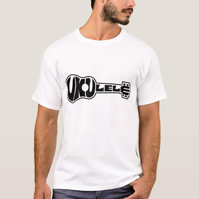 T-shirt Logo d'ukulélé (Devant)
