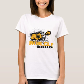 T-shirt logo d'ukulélé de sf